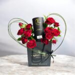 Red Roses & Luxury Perfume Gift Arrangement-Bloom