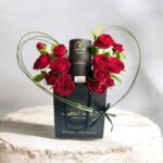 Red Roses & Luxury Perfume Gift Arrangement- oud sweet