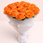 25 Orange Roses Bouquet