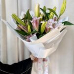 Soft Blush Lily Elegance Bouquet