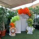 Jungle Animal Birthday Setup
