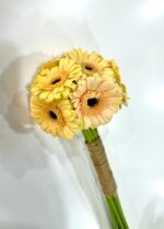 Golden Glow Gerbera Bridal Bouquet - Image 2