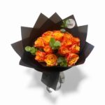 10 Orange Roses Bouquet