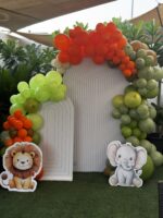 Jungle Animal Birthday Setup - Image 2