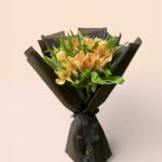 Golden Peach Alstroemeria Bouquet