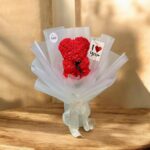 Rose Teddy Bear Bouquet