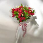 Big Red Baby Rose Bouquet