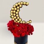 Chocolate and Roses Ramadan Crescent