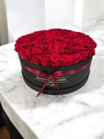 100 Red Roses Box Dubai – Luxury Flower Arrangement - Image 2