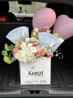 Money Flower Bag Dubai – Cash Gift with Balloons
