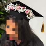graduation floral hat