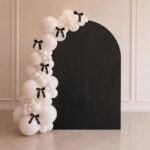 Monochrome Elegance Balloon Arch