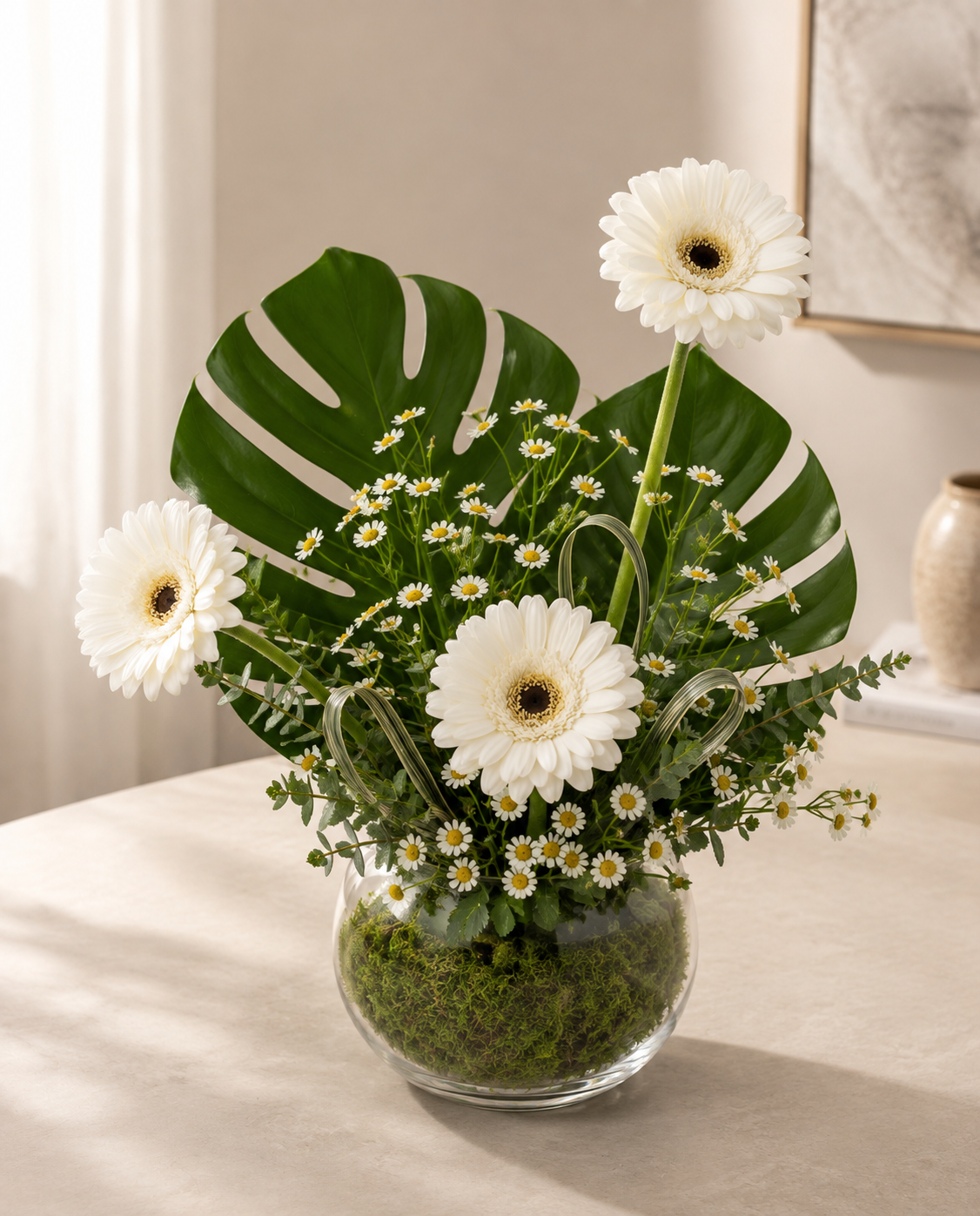 76a00c56-58c6-4607-948d-b832c77546d7-2 White Garden Bowl - Image 1