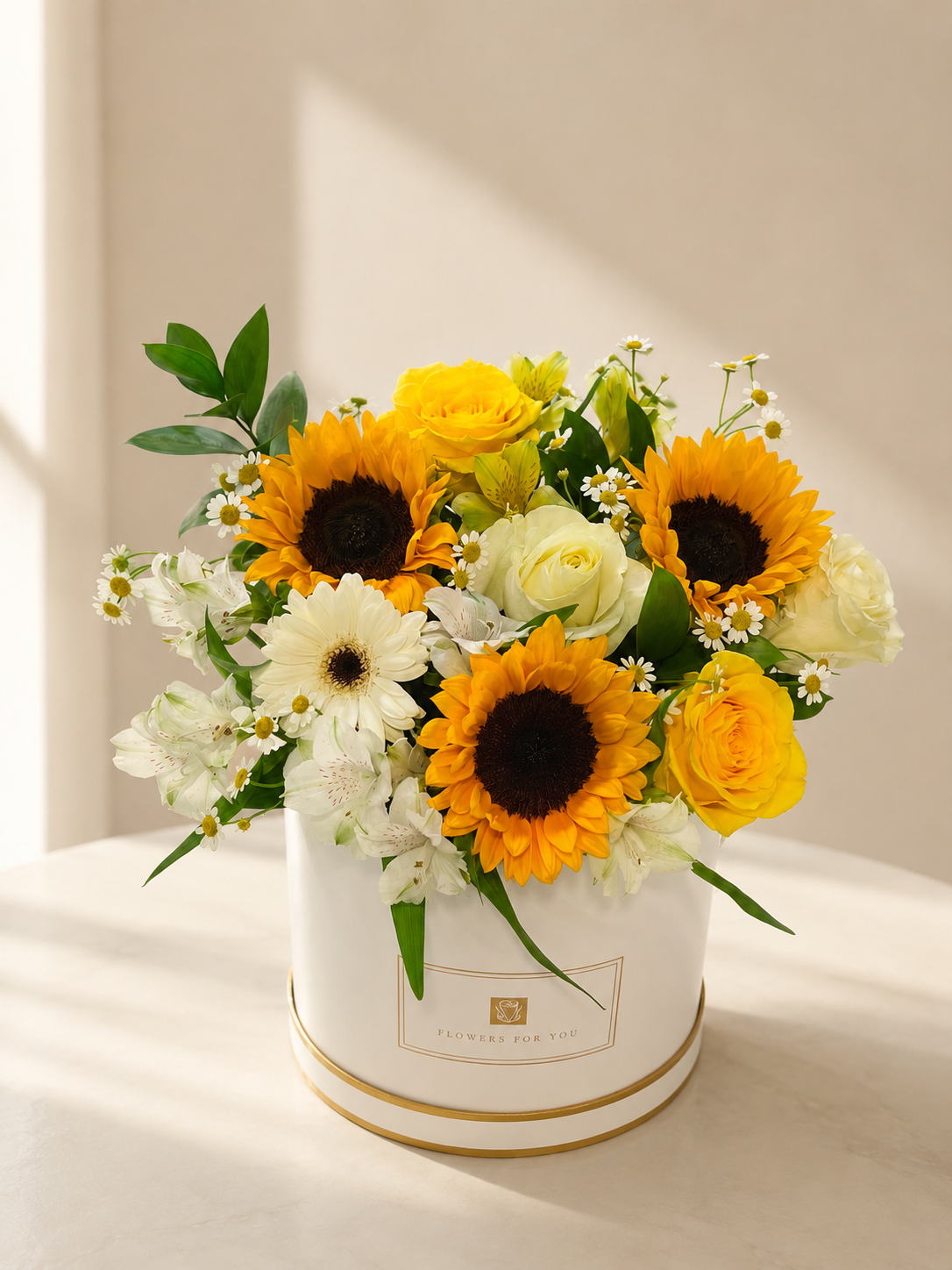 a9c0eb5c-1b69-4763-8630-814b6bf4f59f Sunflower Blooms Box - Image 1